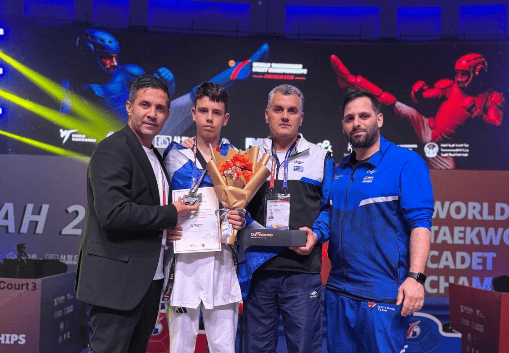 Άλλα δύο ελληνικά μετάλλια στο Παγκόσμιο Πρωτάθλημα ταεκβοντό παίδων/κορασίδων