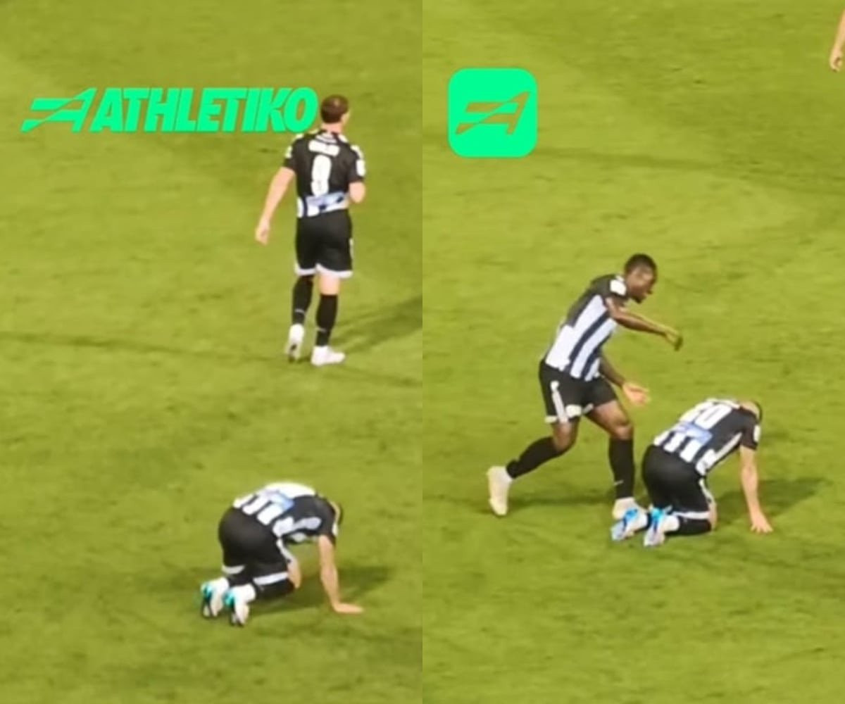 Το συγκλονιστικό βίντεο του Athletiko με τον Βιεϊρίνια να λυγίζει στο τέλος του ματς