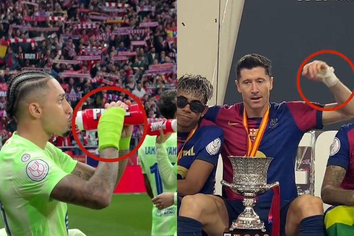 Γιατί οι παίκτες της Μπαρτσελόνα φοράνε συνέχεια επίδεσμο στον καρπό τους; (video)