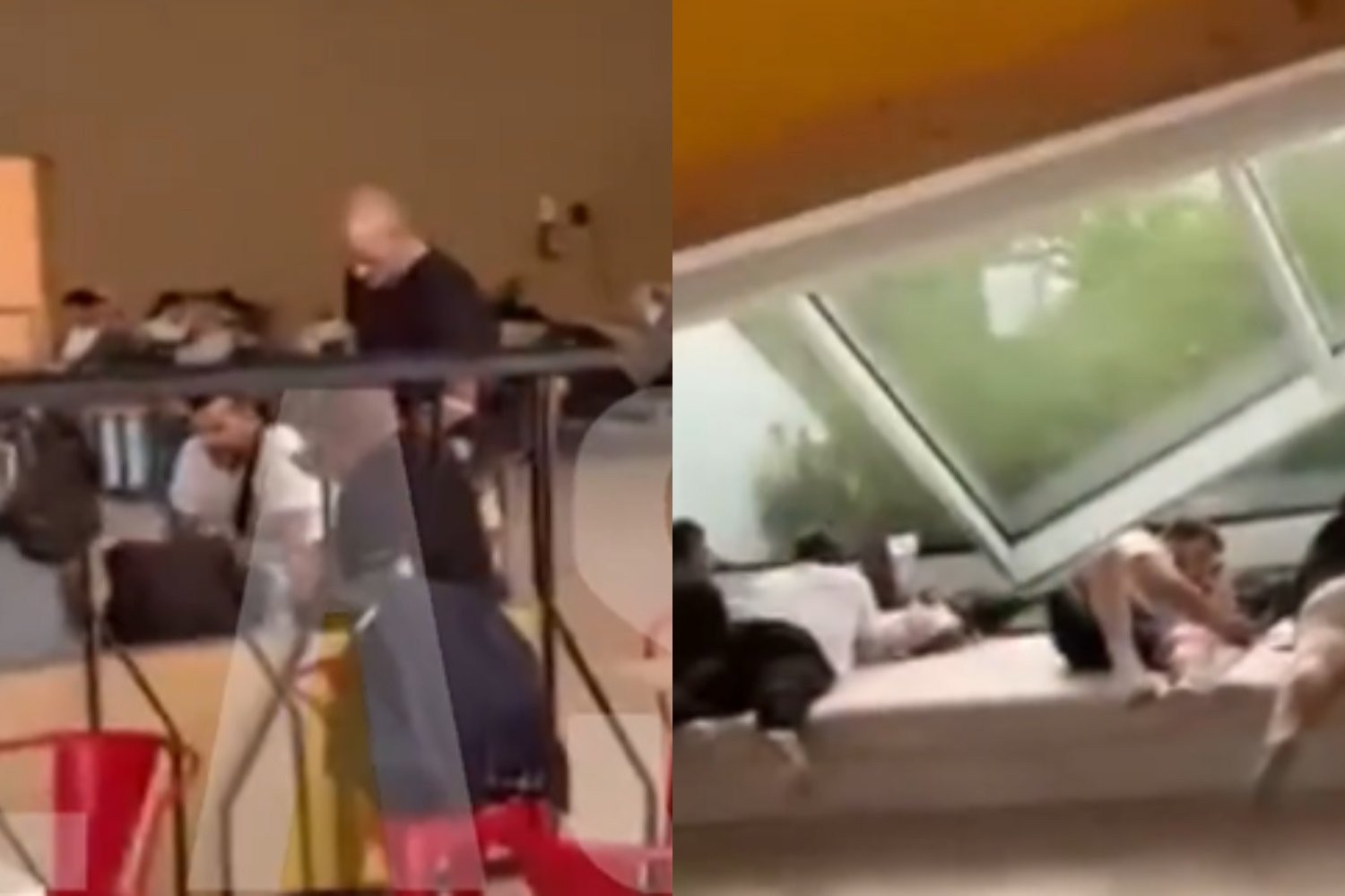 Βίντεο από το αεροδρόμιο της Γεωργίας με τους εγκλωβισμένους οπαδούς Παναθηναϊκού και Ολυμπιακού