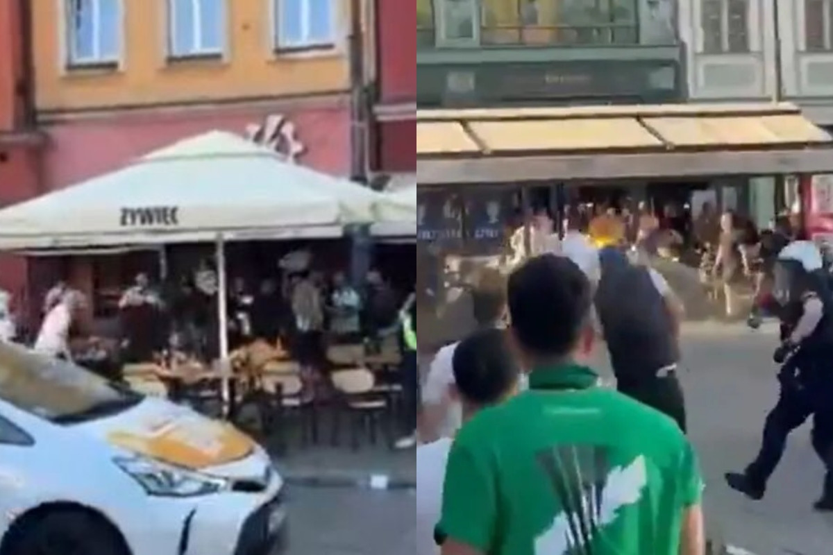 Αγρια επεισόδια μεταξύ οπαδών Μπέτις και Τσέλσι πριν τον τελικό (video)