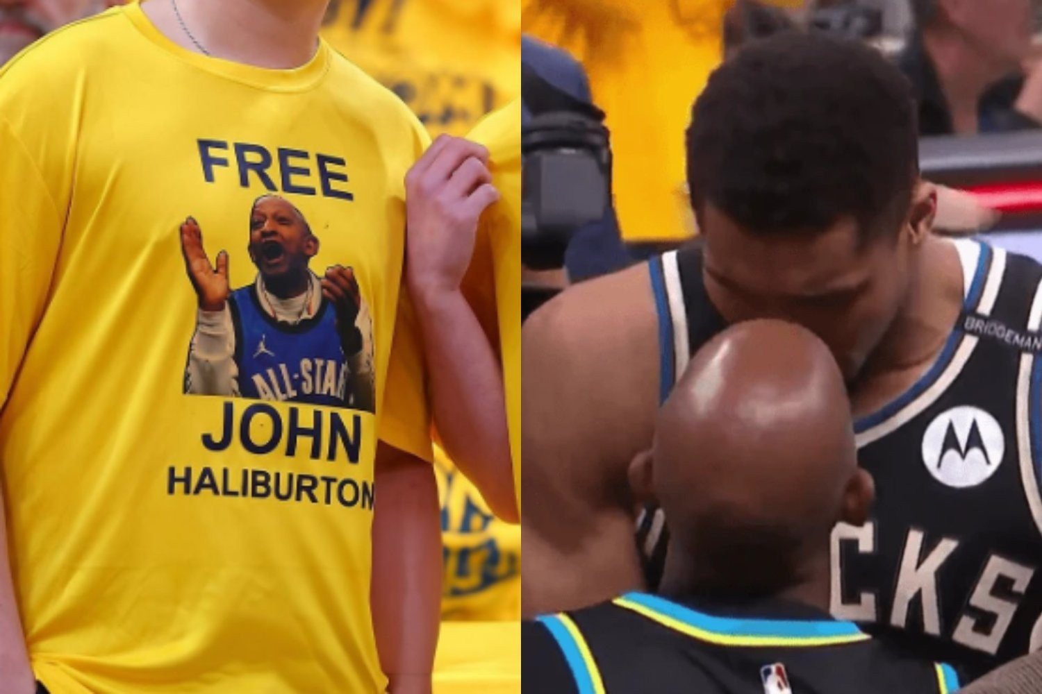 Δυο φίλοι των Πέισερς, με μπλουζάκια ζητούν: «Δικαίωση στον Τζον Χαλιμπάρτον»