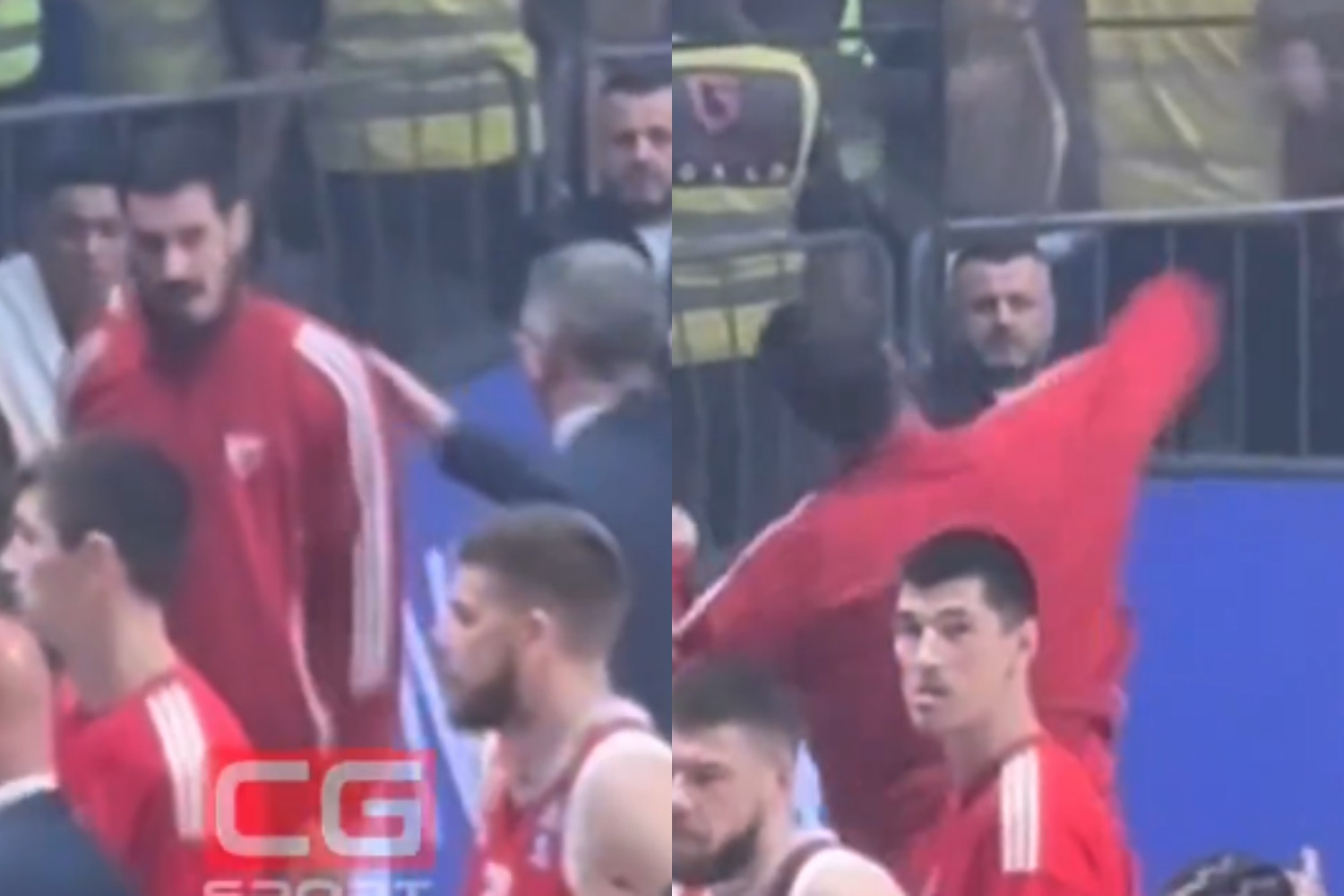 O Κάλινιτς έριξε αντικείμενο στη κερκίδα της Μπουντούτσνοστ και τιμωρήθηκε με ποινή τριών αγωνιστικών