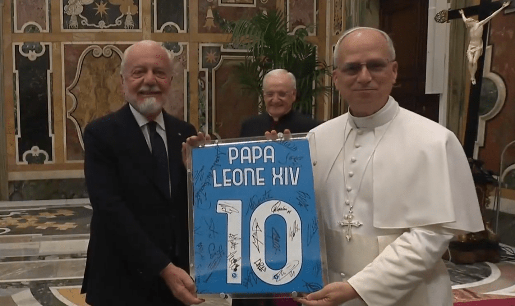 Ο Πάπας Λέων ΙΔ’ συνεχάρη τη Νάπολι και αποκάλυψε εάν τελικά είναι οπαδός της Ρόμα