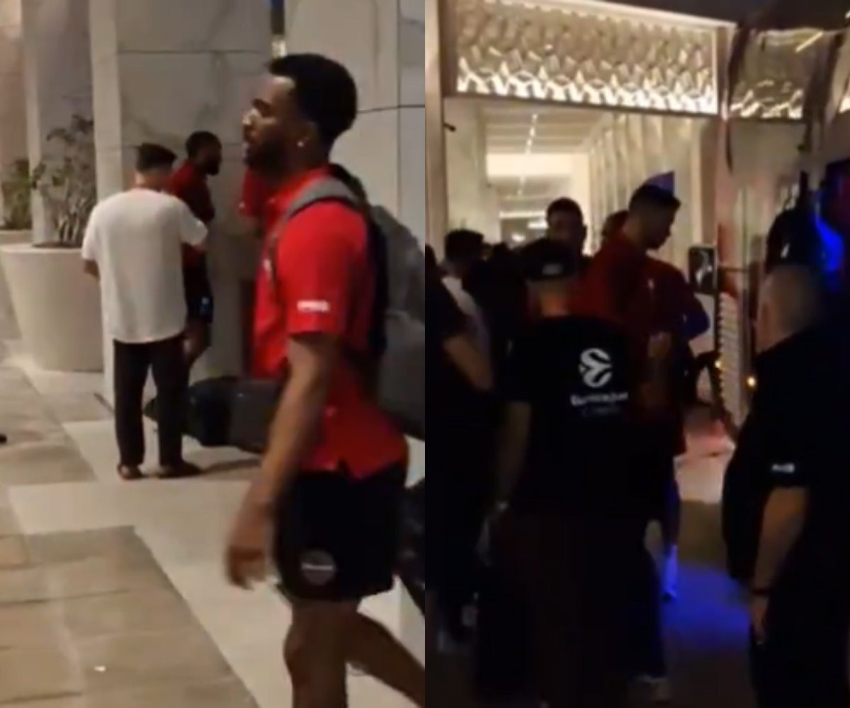 Η άφιξη του Ολυμπιακού στο ξενοδοχείο «Hilton» του Άμπου Ντάμπι - Αποκλειστικό video του Athletiko