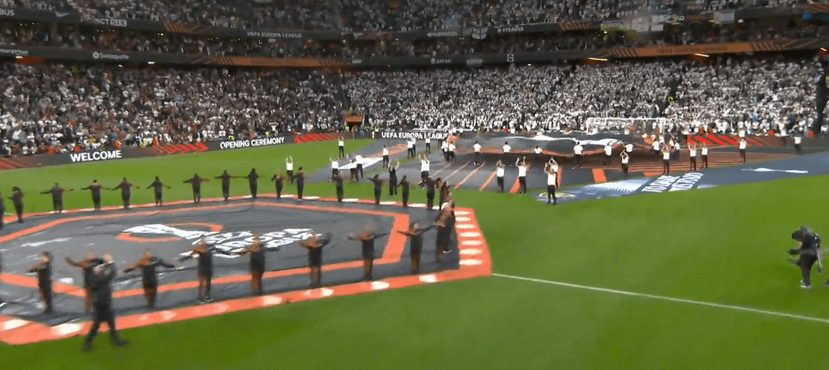 Eπιβλητικό το «Σαν Μαμές» πριν από την έναρξη του τελικού του Europa League (video)