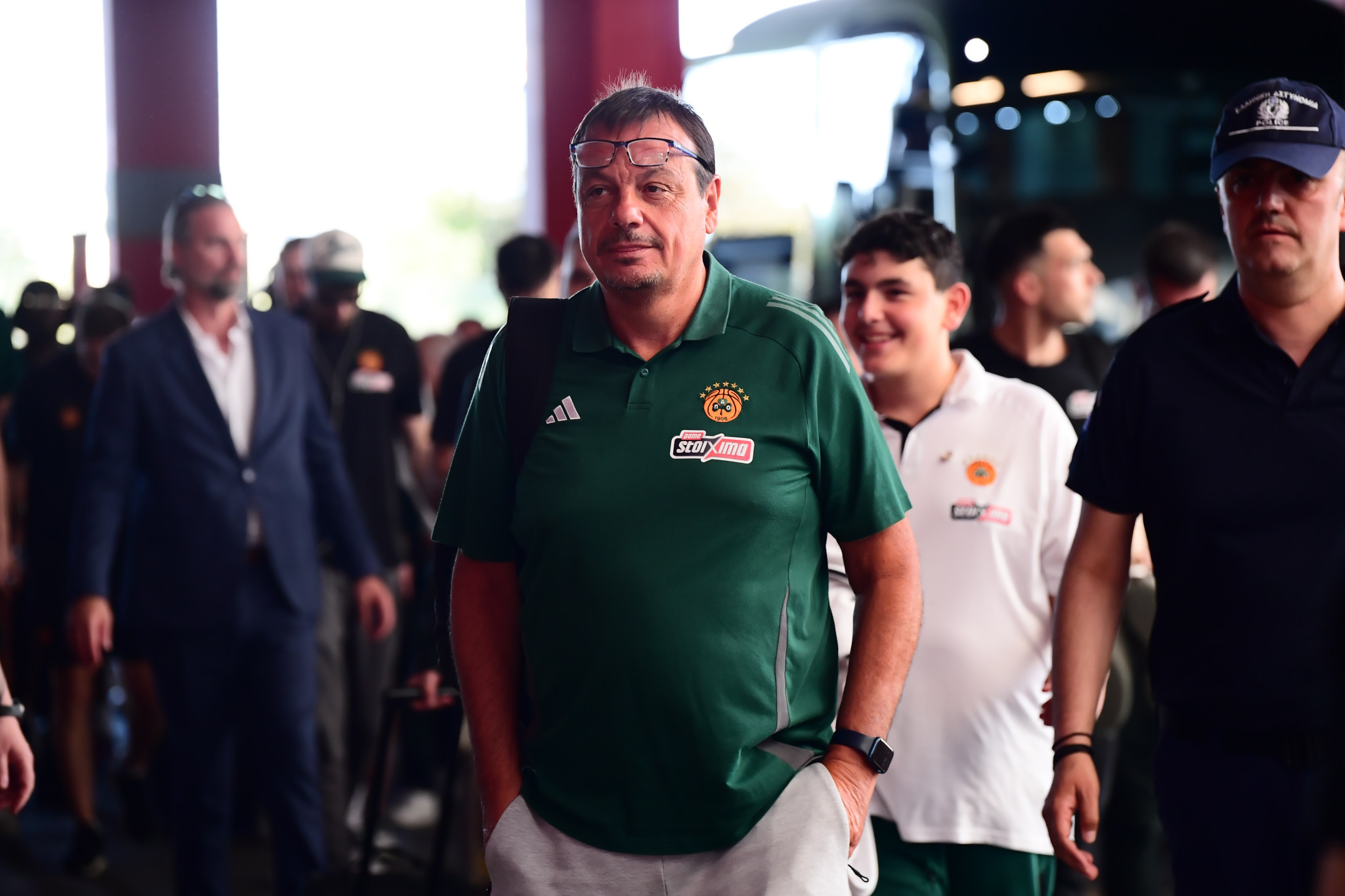 Η άφιξη του Παναθηναϊκού στο ΟΑΚΑ για τον τρίτο τελικό (video)