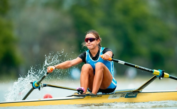 «Άγγιξε» το μετάλλιο η Αναστασιάδου στο μονό σκιφ γυναικών του Ευρωπαϊκού κωπηλασίας
