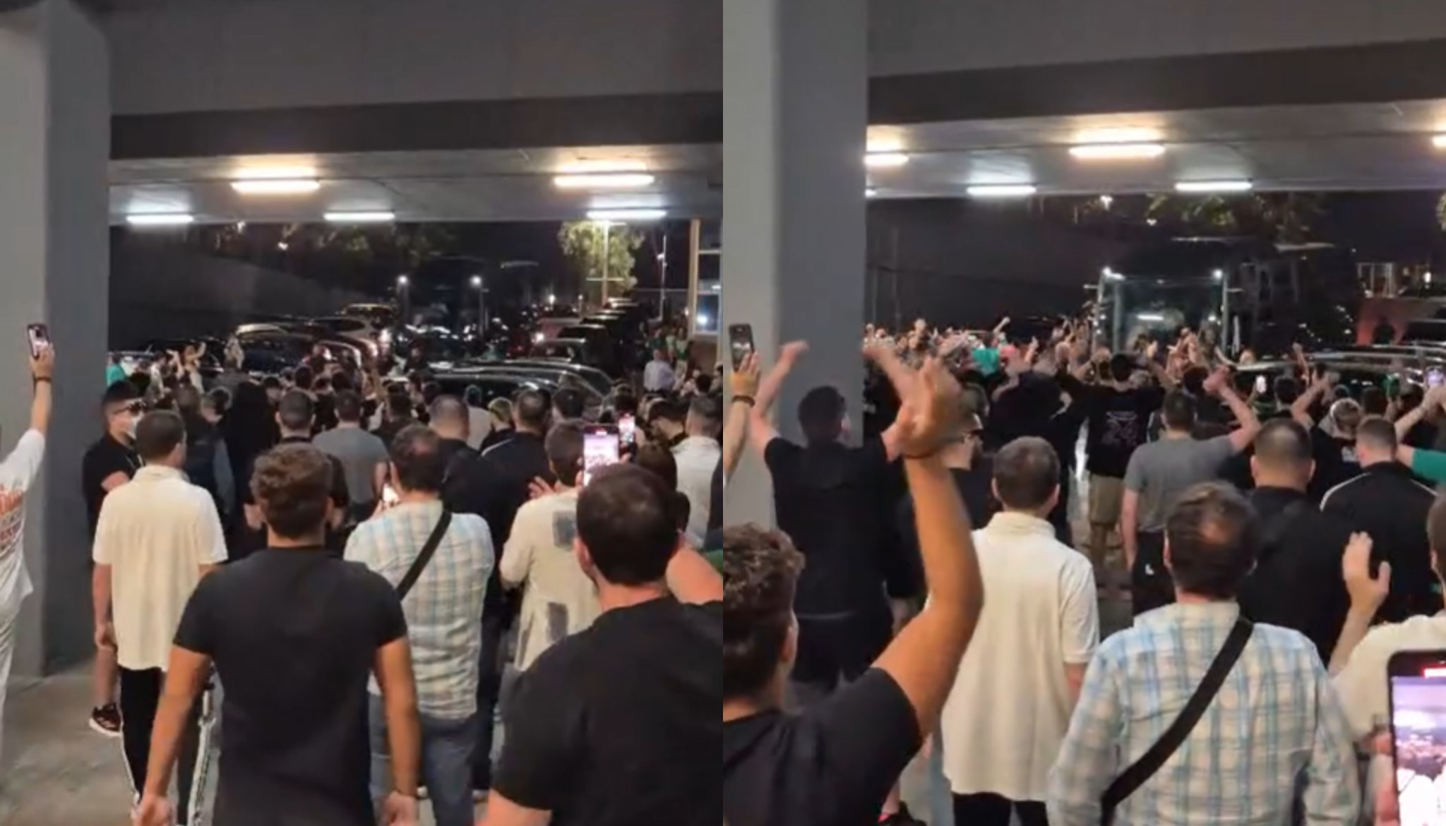 Περίπου 1.000 οπαδοί του Παναθηναϊκού στο ΟΑΚΑ - Αποθέωσαν την ομάδα (video)