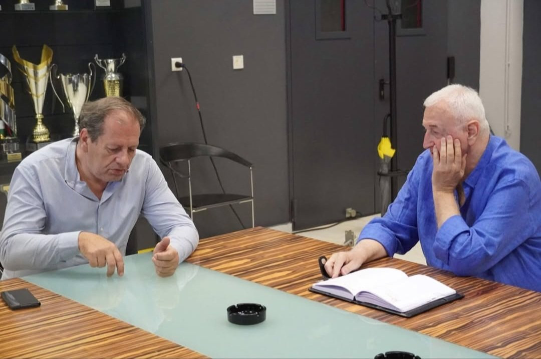 Συνάντηση Αγγελόπουλου-Σάκοτα στη Sunel Arena, έθεσαν το πλάνο της ΑΕΚ