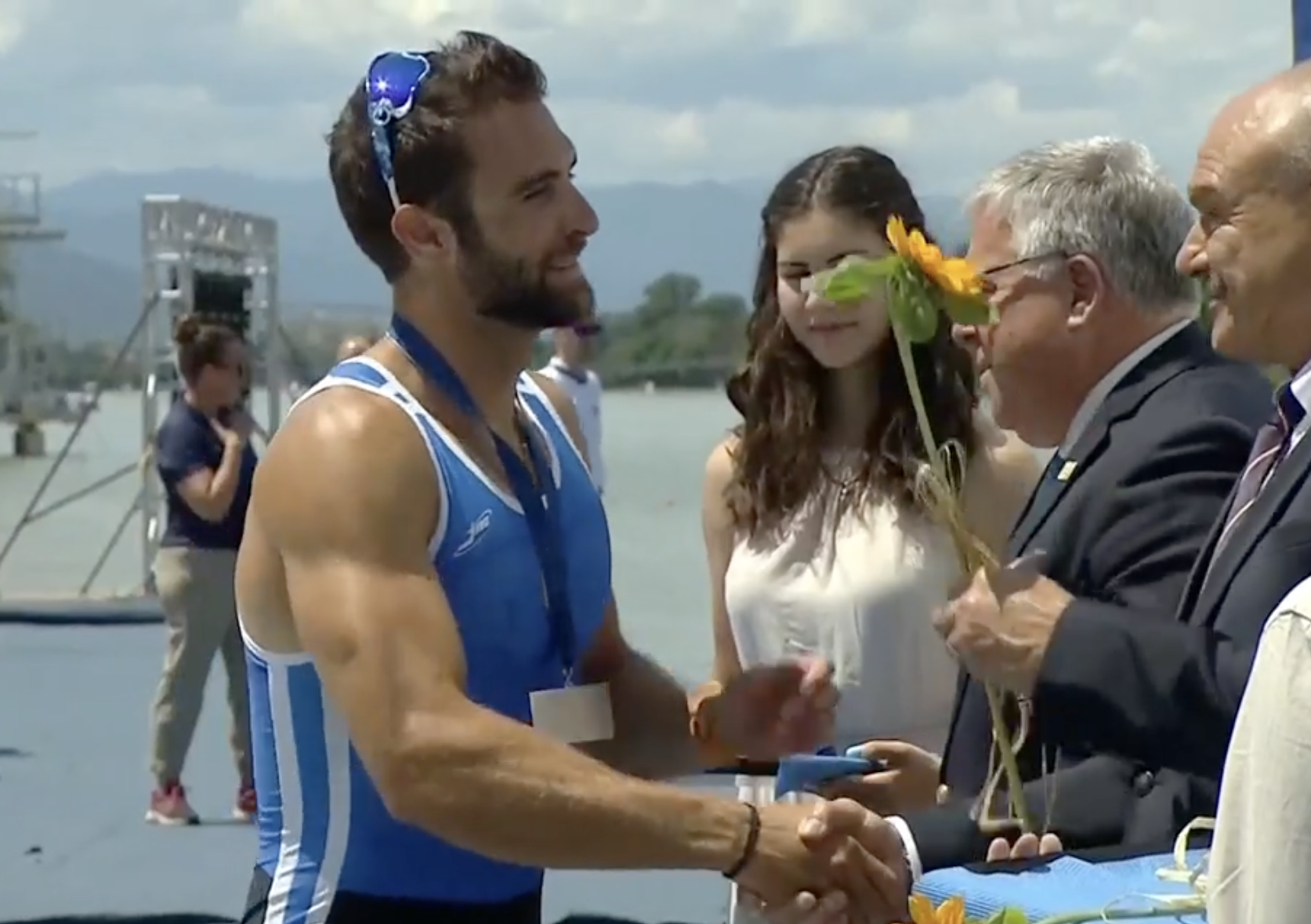 Δείτε την απονομή του αργυρού ευρωπαϊκού μεταλλίου στον Στέφανο Ντούσκο (video)