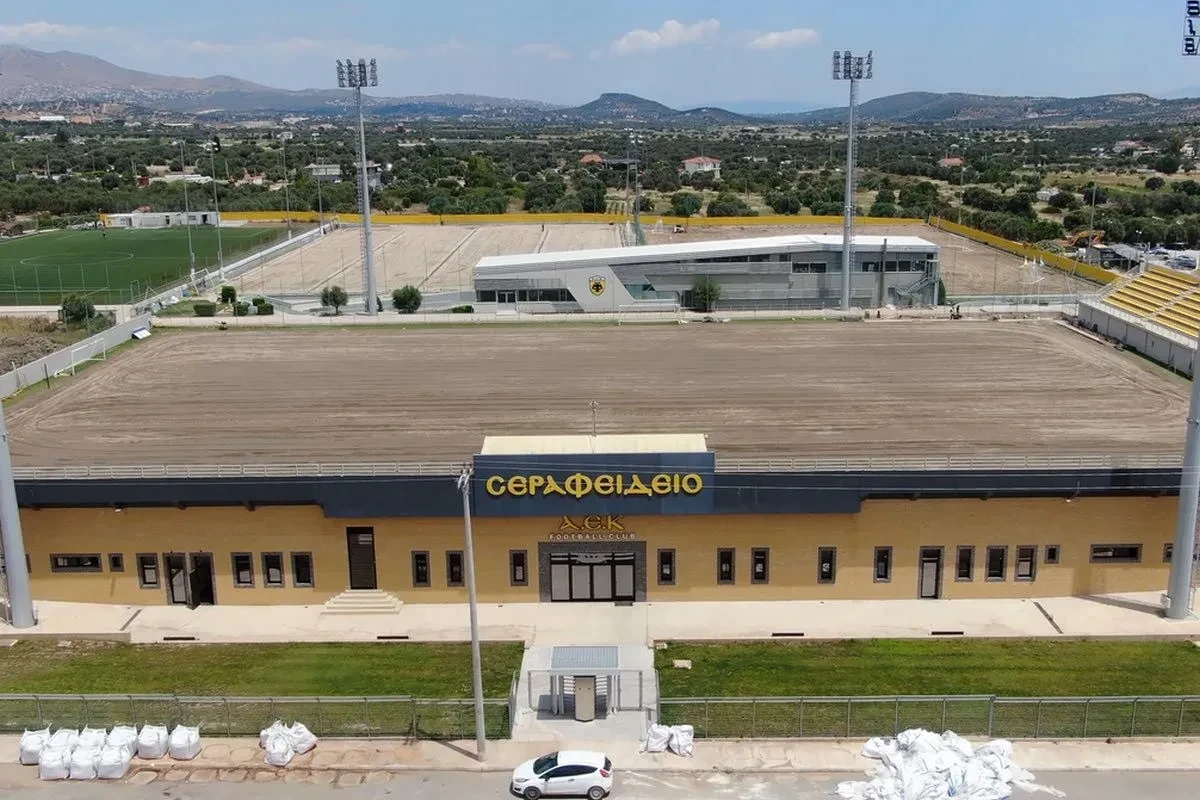 Η ΑΕΚ κατασκευάζει μέσα στο 2025 και άλλη εξέδρα στο «Σεραφείδιο» - Πάνω από 1 εκατ.ευρώ τα πρώτα έργα στα Σπάτα