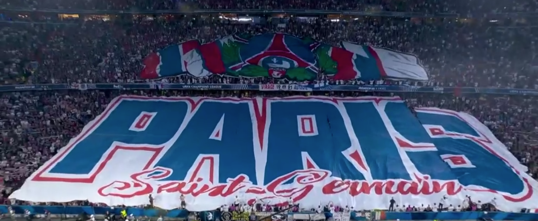 Το καταπληκτικό κορεό των φιλάθλων της Παρί (video)