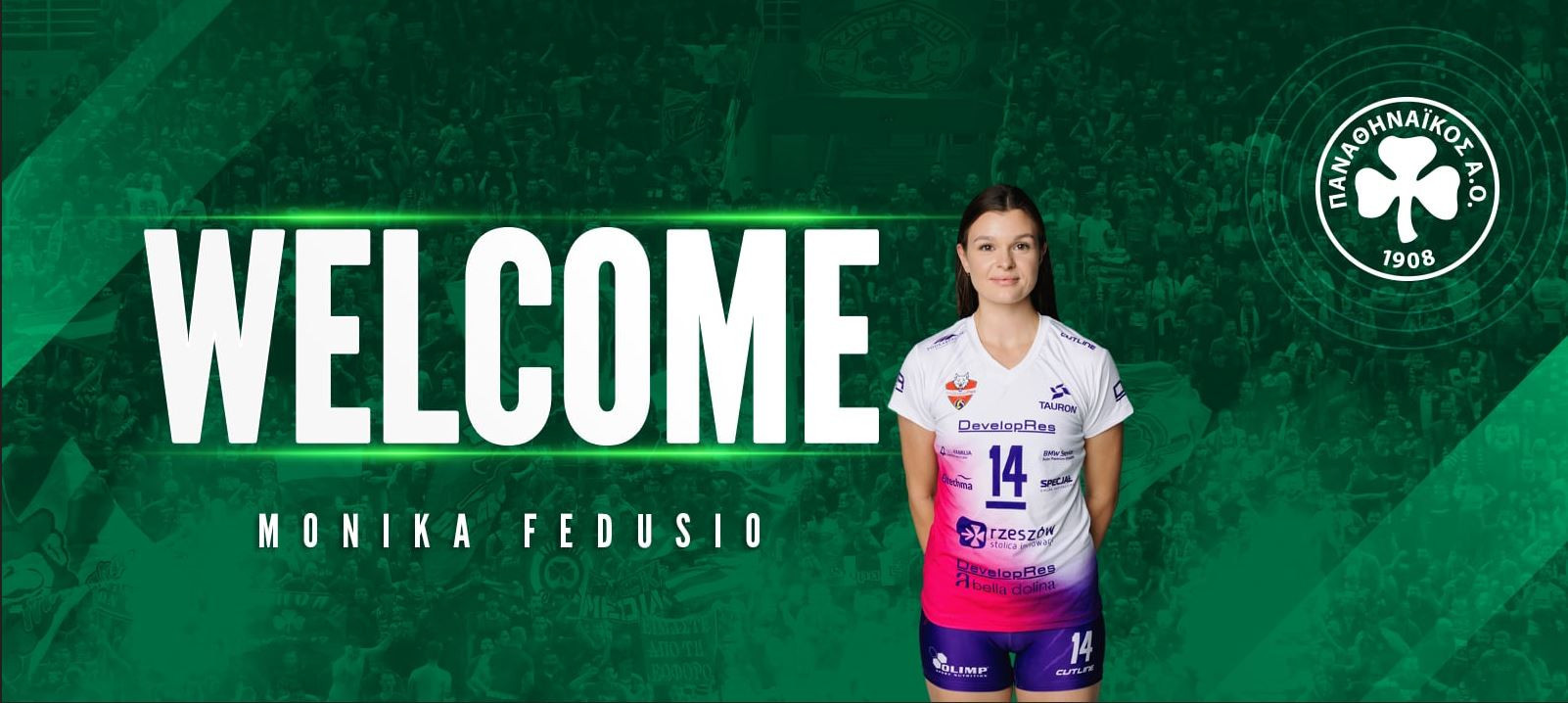 Ο Παναθηναϊκός ανακοίνωσε τη διεθνή ακραία Μόνικα Φεντούσιο