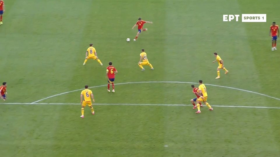 Η Ισπανία Κ21 ισοφάρισε τη Ρουμανία με «τηλεκατευθυνόμενο» σουτ του Χαουρεγκιθάρ (video)
