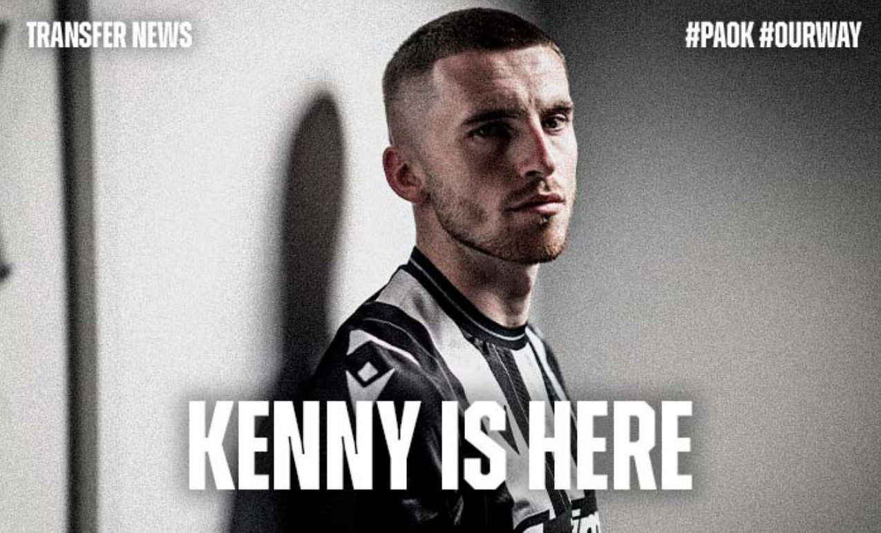 Ανακοινώθηκε ο Τζόντζο Κένι από τον ΠΑΟΚ και πήρε τη φανέλα με το «3»