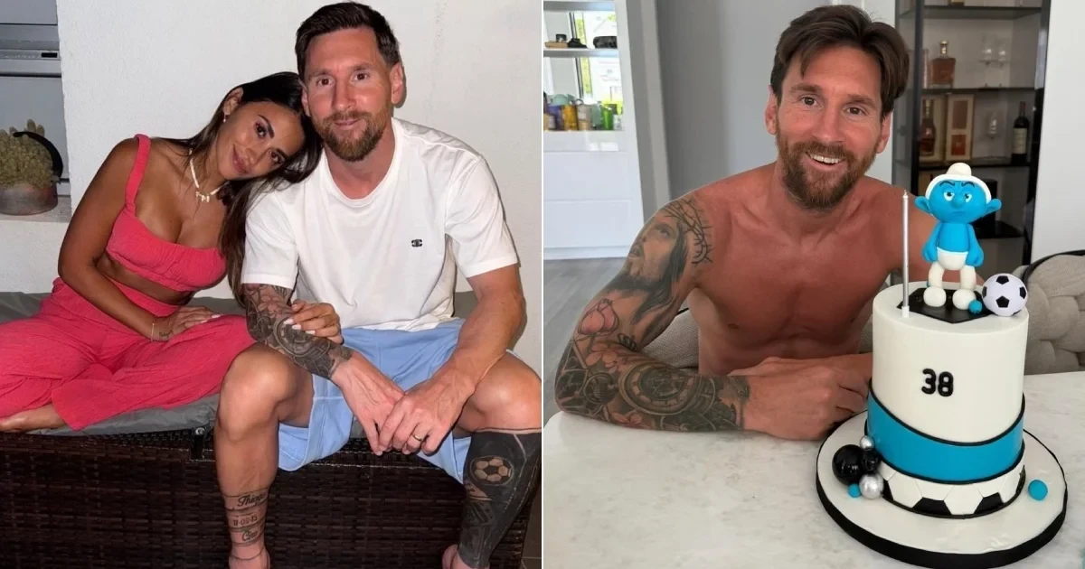 «Χρόνια πολλά, γκρινιάρη γέρο!» - Η τρομερή τούρτα γενεθλίων του Μέσι με στρουμφάκια