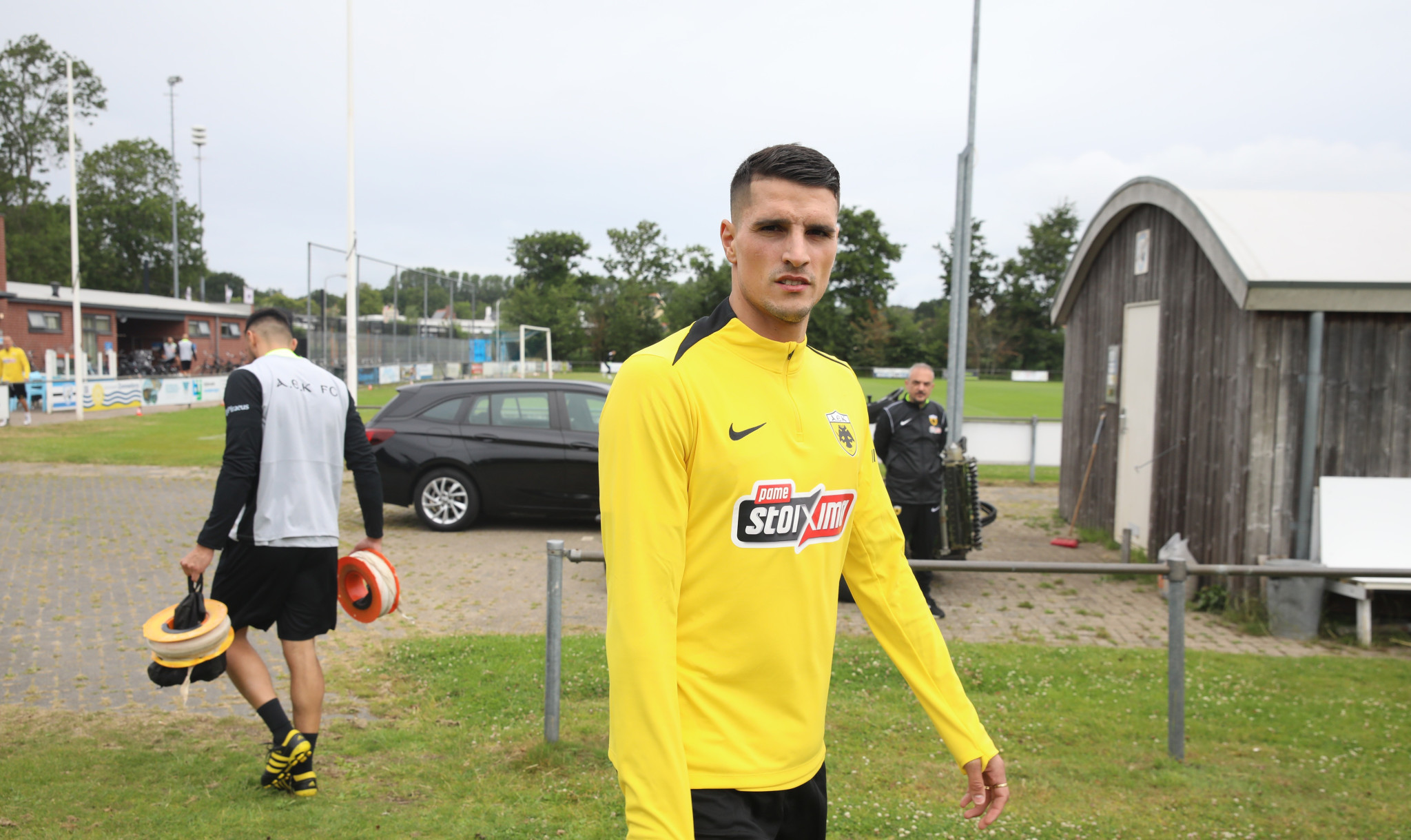 Χωρίς Λαμέλα η απογευματινή προπόνηση της ΑΕΚ