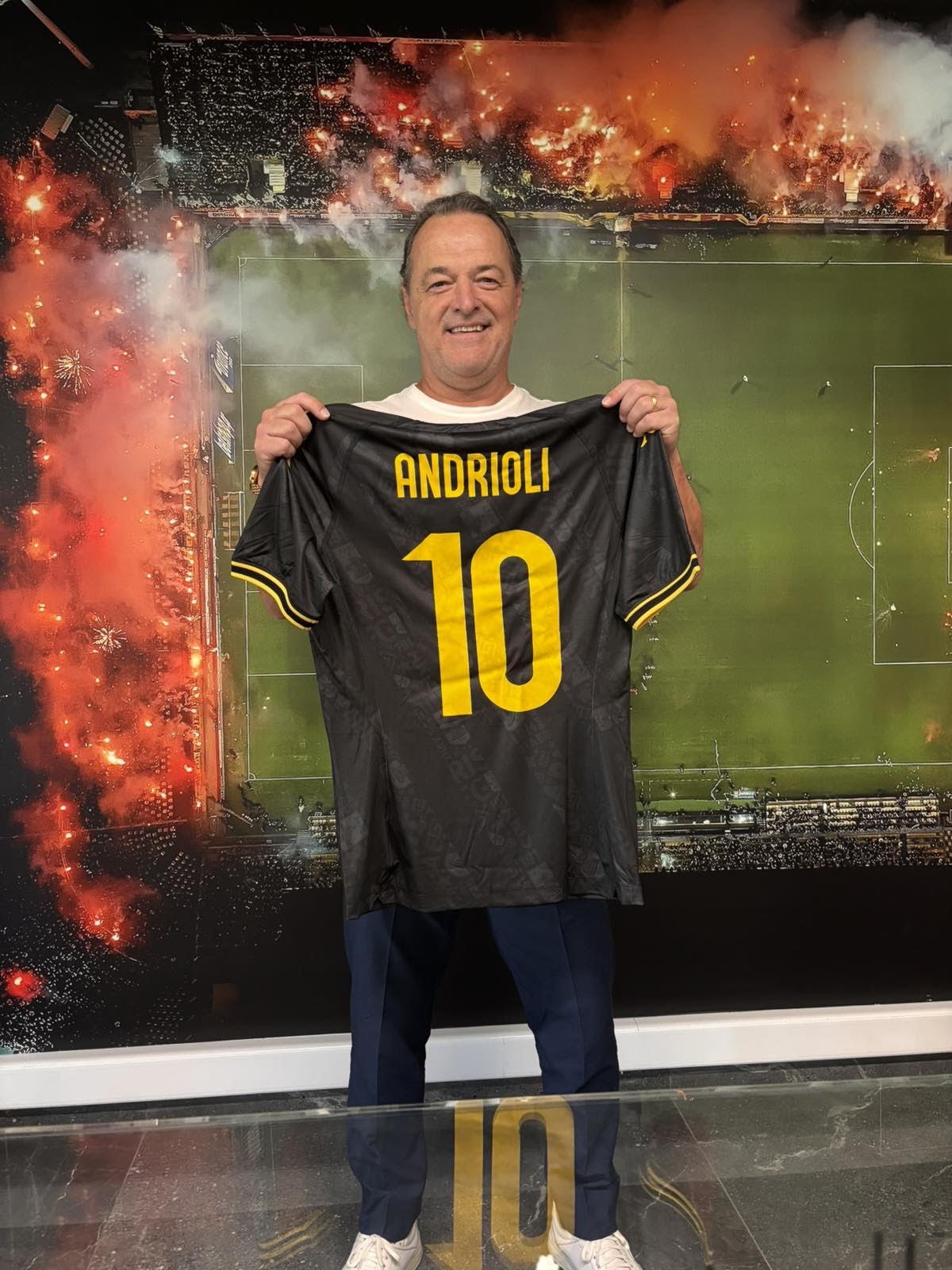 Επίσκεψη του Πάολο Αντριόλι στο Κλεάνθης Βικελίδης