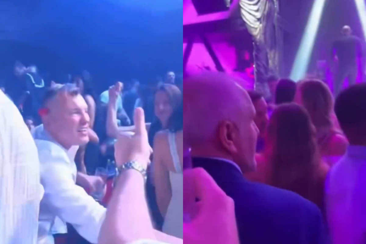 Σάρας και Ομπράντοβιτς το «έκαψαν» στα μπουζούκια (video)