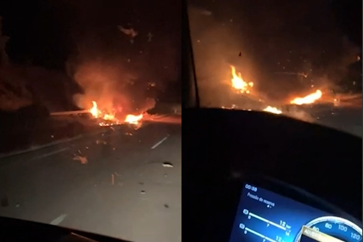 Οι ανατριχιαστικές εικόνες που κατέγραψε οδηγός, δευτερόλεπτα μετά το μοιραίο τροχαίο του Ντιόγκο Ζότα (video)