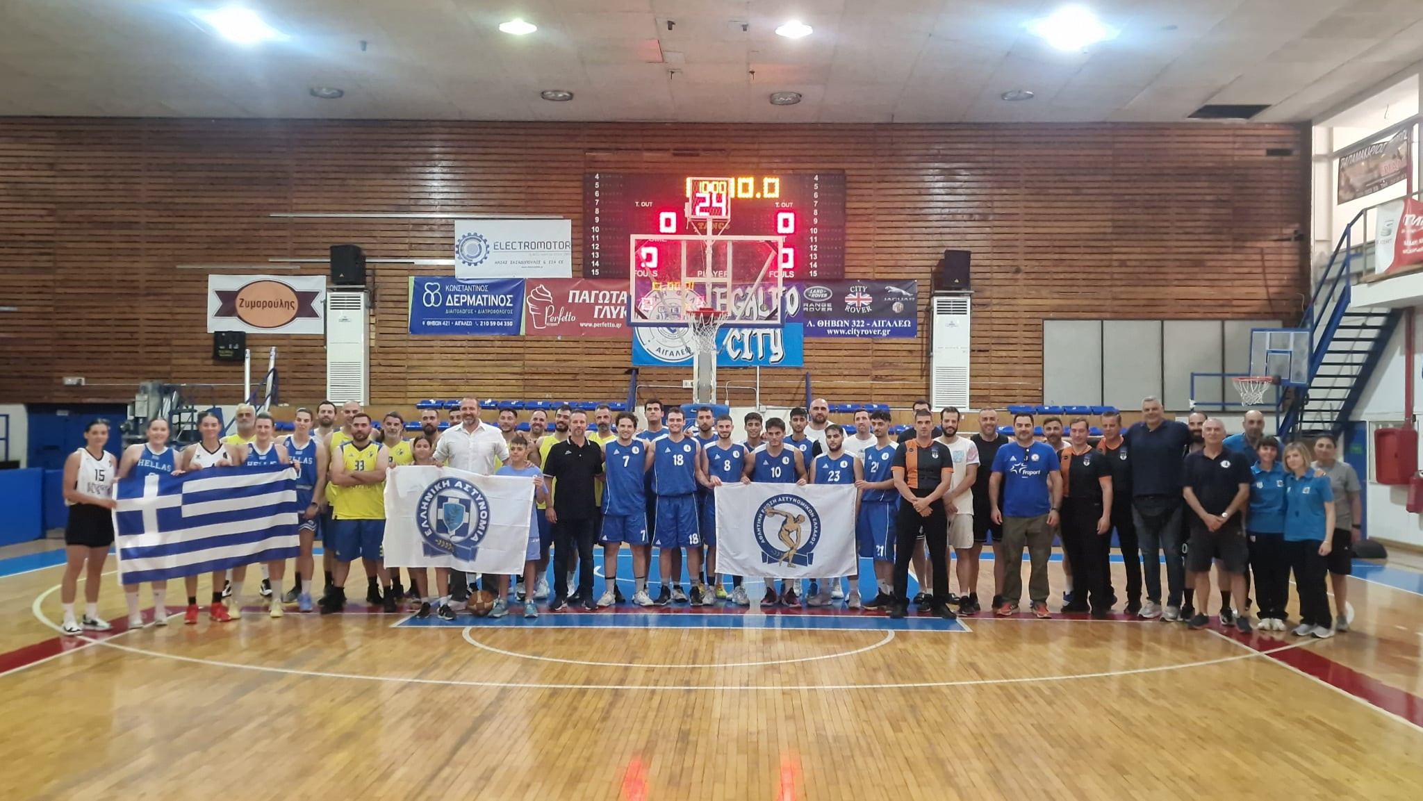 Μουράτος και Δίπλαρος στο φιλικό της Αθλητικής Ένωσης Αστυνομικών Ελλάδος με το ΠΑΔΑ για την παγκόσμια ημέρα κατά των ναρκωτικών