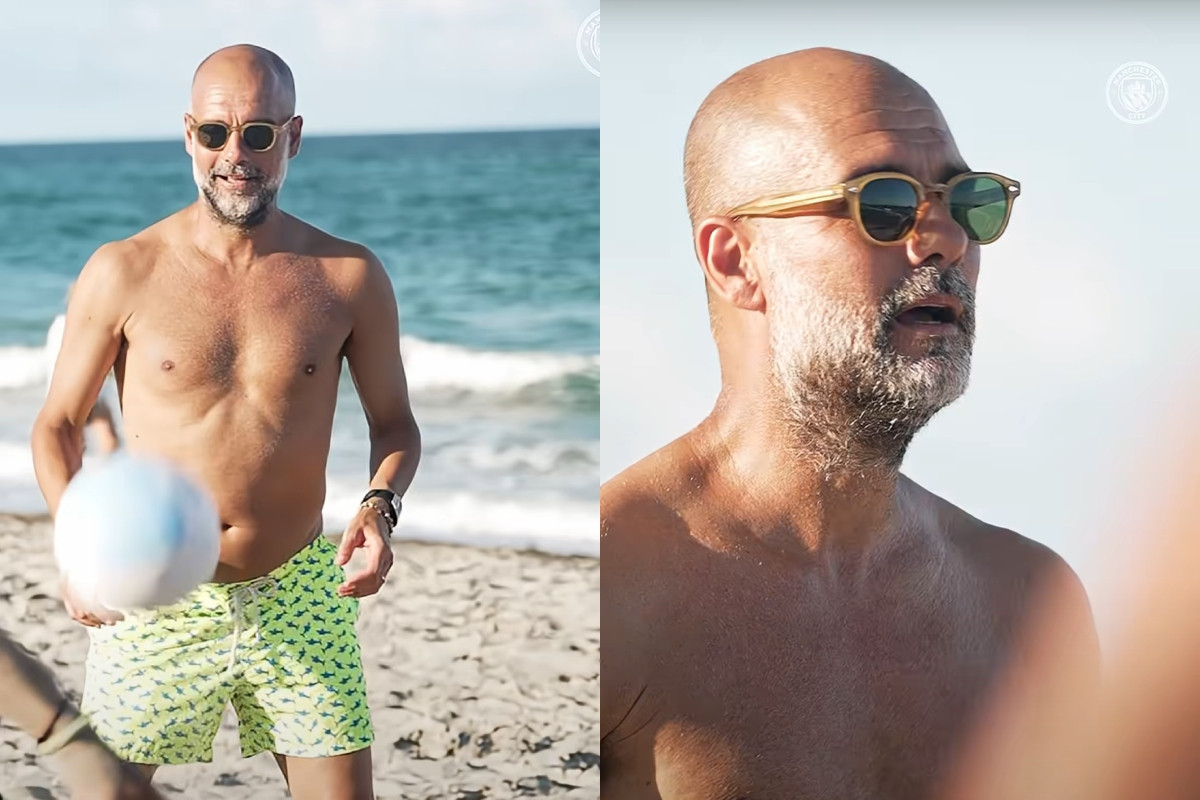 Ενας άλλος Γκουαρδιόλα - Ξυπόλητος και με μαγιό «μαγεύει» με την μπάλα σε παραλία (video)