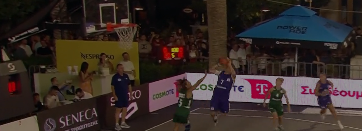 Άρτια τεχνική, συνεχόμενες ντρίμπλες και τελείωμα του Καραγκούνη εντός ρακέτας (video)