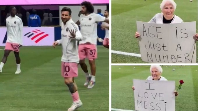 Η τρυφερή χειρονομία του Μέσι με την 98χρονη γιαγιά που έγινε viral (video)