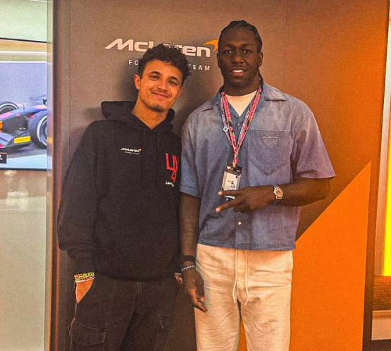 Δύο σούπερ-σταρ μαζί: Ο Κέντρικ Ναν φωτογραφήθηκε με τον Λάντο Νόρις