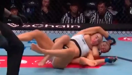 Σοκαριστικό νοκ άουτ σε αγώνα UFC γυναικών - Πρώτα γροθιά στο πρόσωπο και έπειτα... λαβή στον λαιμό (σκληρές εικόνες)