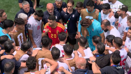 Η ηγετική ομιλία του Ταρέμι μετά το φινάλε του αγώνα Βέλγιο - Ιράν (video)