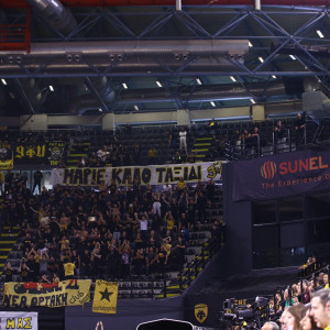 Λίγος κόσμος στη Sunel Arena για το ΑΕΚ - Καρδίτσα λόγω κακοκαιρίας