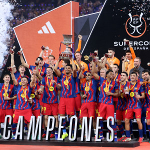 Η απονομή του Super Cup Ισπανίας στην Μπαρτσελόνα (video)