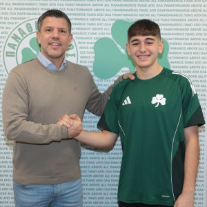 Υπέγραψε επαγγελματικό συμβόλαιο με τον Παναθηναϊκό ο γιος του Γιώργου Καραγκούνη, Χριστόφορος