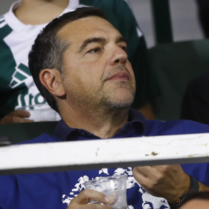 Στις εξέδρες του «Groupama Arena» ο Αλέξης Τσίπρας για το Φερεντσβάρος - Παναθηναϊκός (photo)