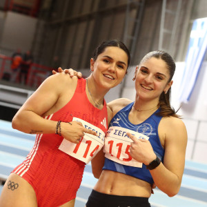 Διπλό πανελλήνιο ρεκόρ Κ18 στα 60μ για την Αντωνάτου, μία ανάσα από το ρεκόρ Κ20 της Θάνου