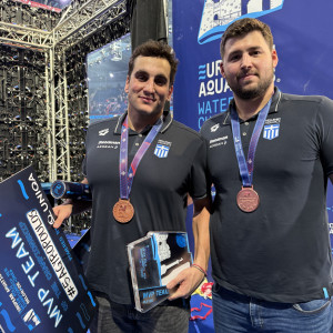 Στην κορυφαία επτάδα του Ευρωπαϊκού πόλο Αργυρόπουλος και Κάκαρης!