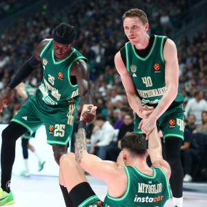 Χωρίς Ναν και Γκριγκόνις η αποστολή του Παναθηναϊκού στο T-Center ενόψει Μπασκόνια