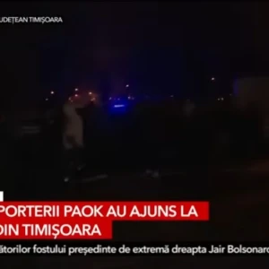 Διακόσιοι φίλαθλοι του ΠΑΟΚ στο πλευρό των τραυματιών στην Τιμισοάρα (video)