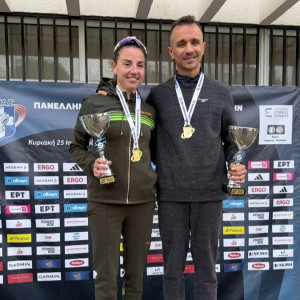 Σε Παπαμιχαήλ και Τσινοπούλου οι πρώτοι πανελλήνιοι τίτλοι της χρονιάς στον μαραθώνιο βάδην