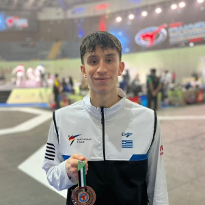 Άλλο ένα χάλκινο για το ελληνικό ταεκβοντό στην Φουτζέιρα  από τον Δημητρόπουλο