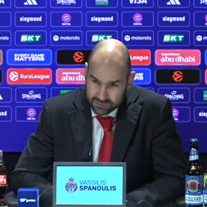 Σπανούλης: «Δεν μπορείς να κάνεις πολλά πράγματα όταν δέχεται 90 και 100 πόντους»