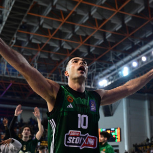 Ο Σλούκας πήγε στον κόσμο του Παναθηναϊκού πριν τη λήξη του τελικού κόντρα στον Ολυμπιακό (video)