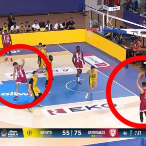 Ο Βεζένκοφ το είχε σίγουρο: Ο άσος του Ολυμπιακού πανηγύρισε τρίποντο του Πίτερς πριν μπει! (video)