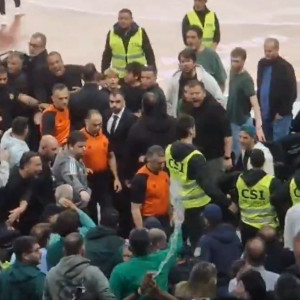 Μεγάλη ένταση στο φινάλε του Παναθηναϊκός - Παρί (video)