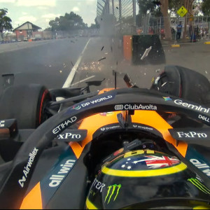 Απρόοπτο με τη McLaren: Ο Όσκαρ Πιάστρι τράκαρε και μένει εκτός grand prix! (video)