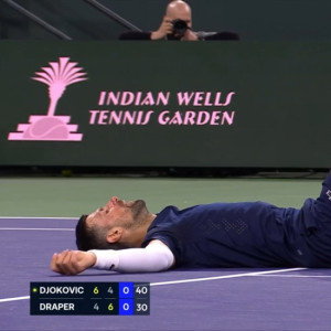 Ο Τζόκοβιτς κέρδισε τον πόντο της χρονιάς μετά από ασύλληπτο ράλι με τον Ντρέιπερ (video)