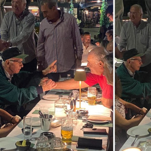 Μία από τις σπάνιες τελευταίες φωτογραφίες του Βασίλη Δανιήλ