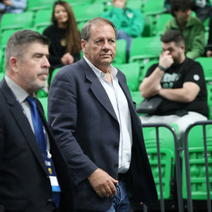 Στο Telekom Center ο Αγγελόπουλος για το παιχνίδι της ΑΕΚ κόντρα στον Παναθηναϊκό